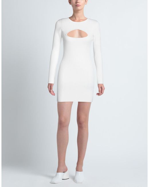 DSquared² White Mini Dress
