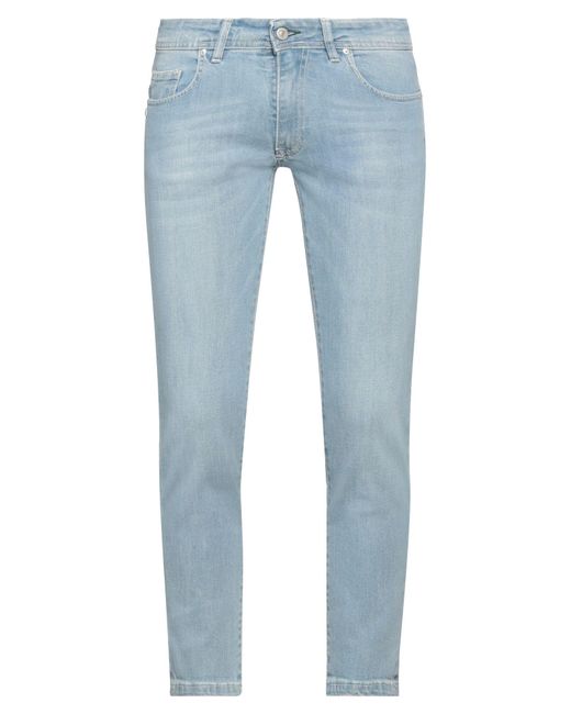 Grey Daniele Alessandrini Blue Jeans for men