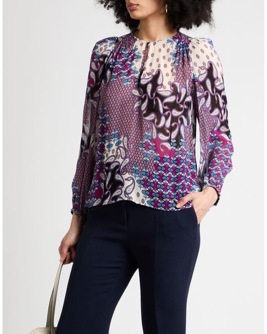 Ba&sh Purple Top Viscose, Silk