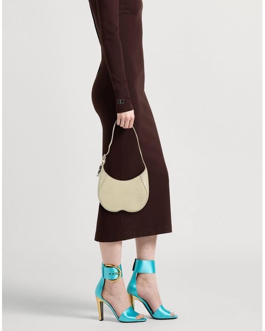 Burberry Natural Shoulder Bag Calfskin