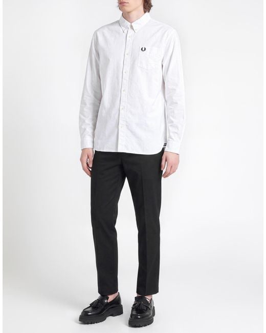 Camisa Fred Perry de hombre de color White