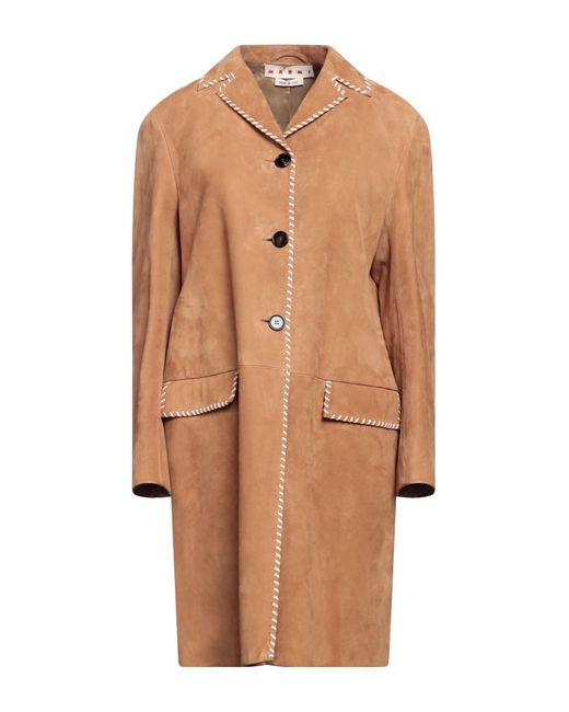 Marni Brown Overcoat & Trench Coat