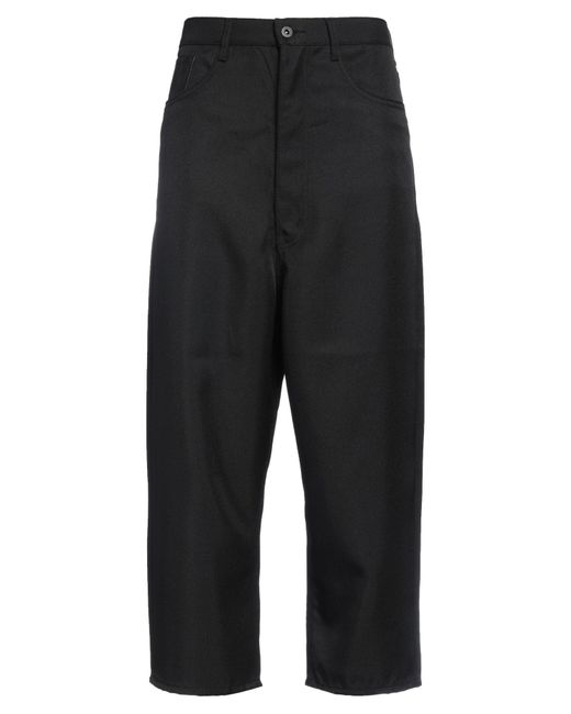 Junya Watanabe Black Pants Polyester, Polyurethane Resin for men