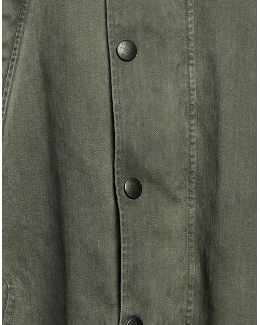 Premiata Green Overcoat & Trench Coat for men
