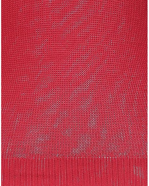Tsd12 Red Sweater Viscose, Acrylic