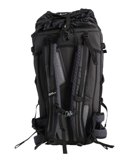 Jack Wolfskin Black Backpack Textile Fibers
