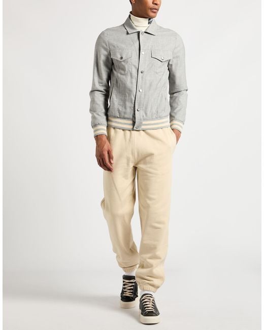 Luigi Borrelli Napoli Gray Jacket for men