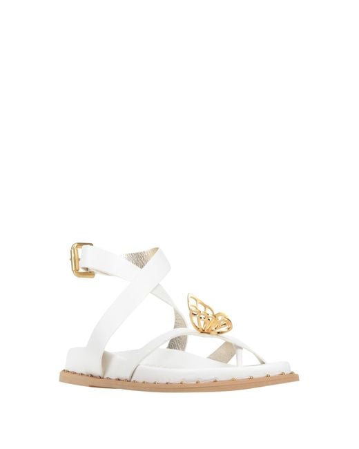 Sophia Webster White Sandals Soft Leather