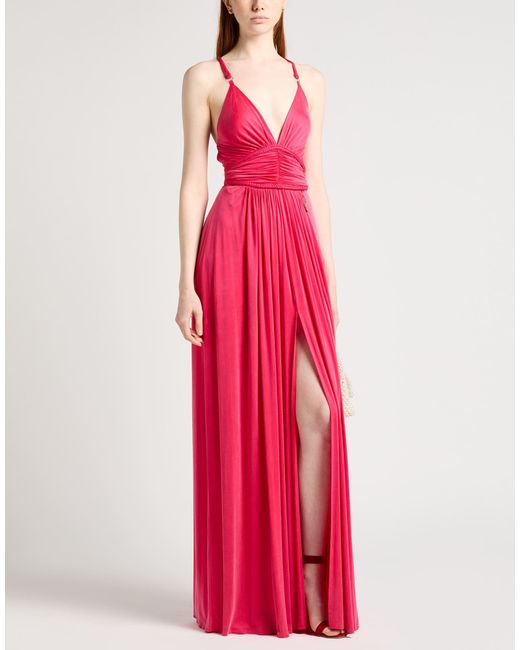 Elisabetta Franchi Pink Maxi Dress