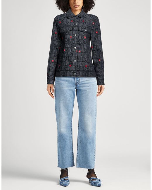 Moschino Black Denim Outerwear
