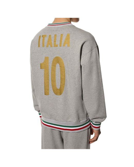 Sweat-shirt Dolce & Gabbana pour homme en coloris Gray