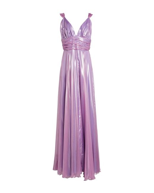ATELIER LEGORA Purple Maxi-Kleid