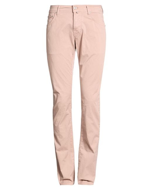 Jacob Cohen Pink Pants Cotton, Elastane for men