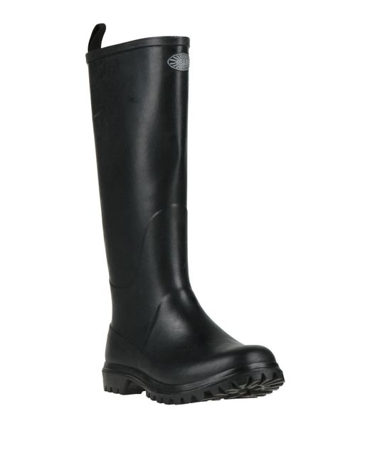 Superga Black Boot Rubber