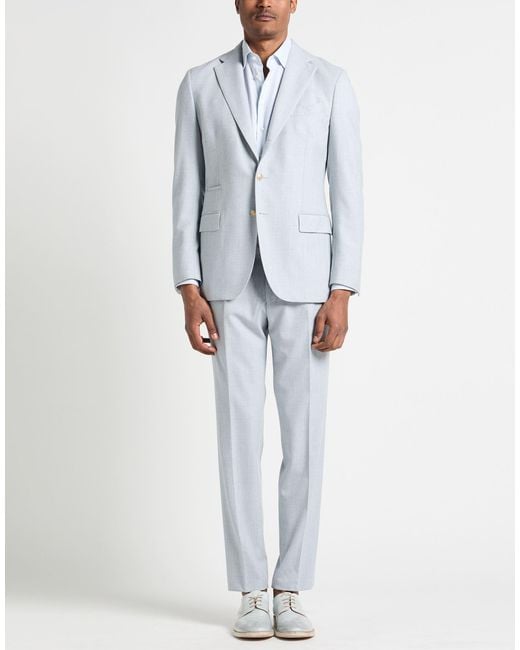 Eleventy White Suits for men
