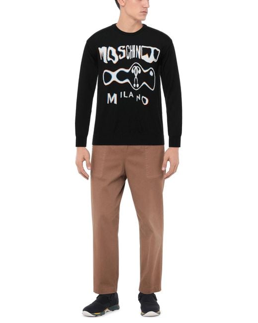 Pullover Moschino de hombre de color Black