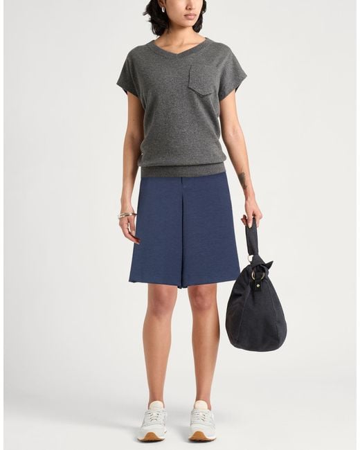 Drykorn Blue Shorts & Bermuda Shorts Polyester, Elastane