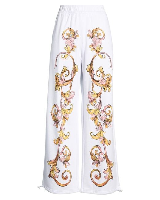 Versace Jeans Couture White Pants Cotton