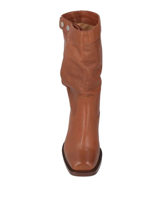 Isabel Marant Brown Boot Cow Leather