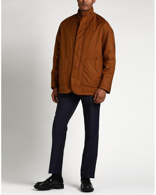 Hevò Mantel in Brown für Herren