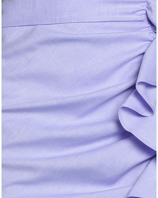 Pinko Blue Mini Skirt Polyester