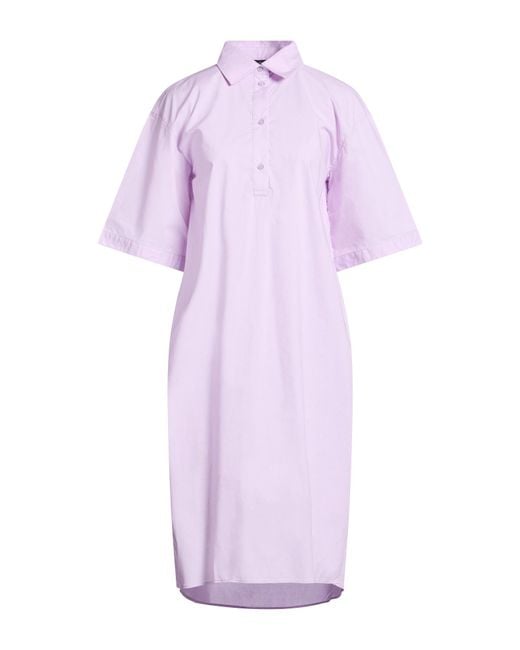 ARMANI EXCHANGE Purple Midi Dresses