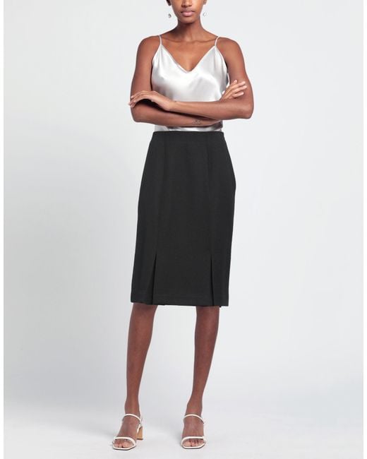 Raf Simons Black Midi Skirt