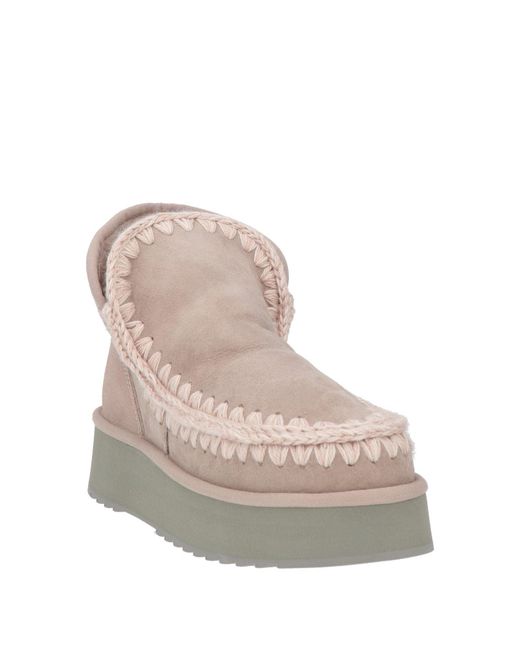 Mou Gray Ankle Boots