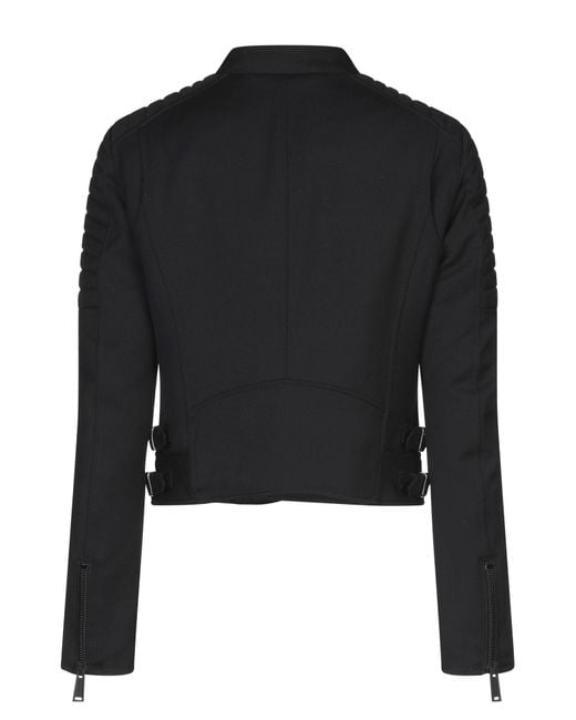 DSquared² Black Jacket Virgin Wool, Viscose, Elastane