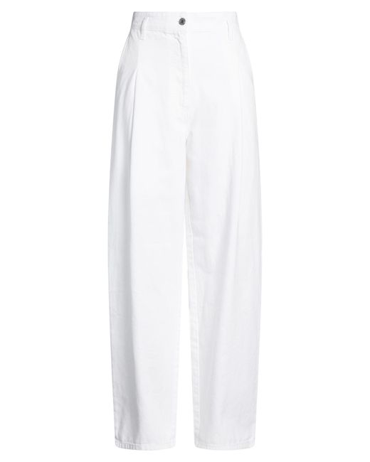 Philosophy Di Lorenzo Serafini White Pants Cotton