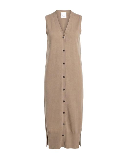 Allude Natural Midi Dresses