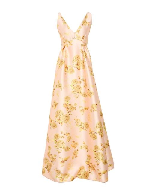 ODEEH Metallic Maxi Dress Polyester