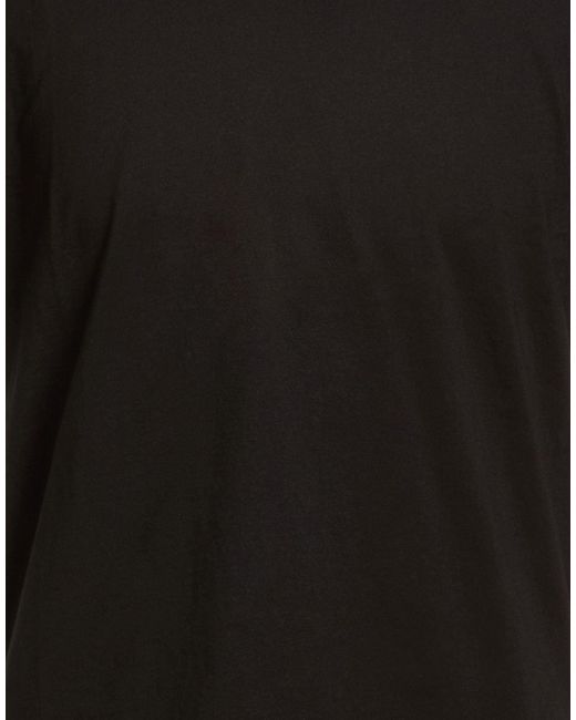 EA7 Black T-Shirt Polyester, Polyamide, Elastane for men