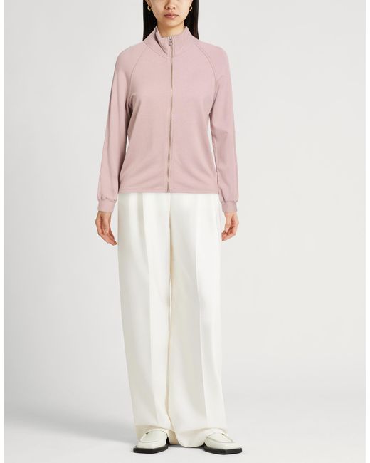 Majestic Filatures Pink Sweatshirt Viscose, Elastane