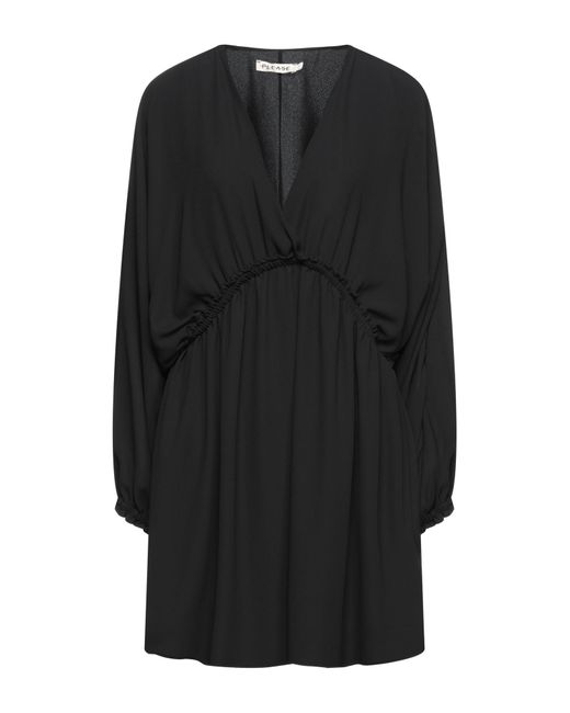Please Black Mini Dress