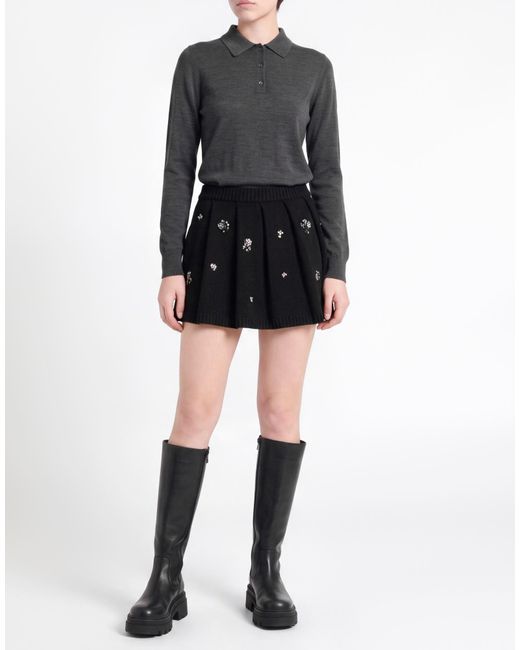 Jonathan Simkhai Black Mini Skirt