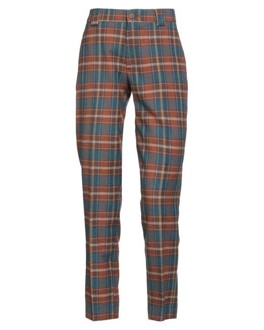 Berwich Gray Pants Virgin Wool, Cotton, Elastane
