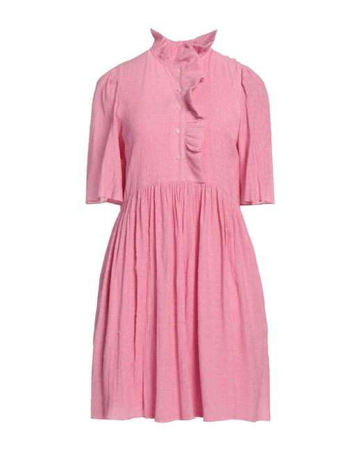 Numph Pink Mini Dress