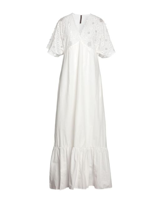 Manila Grace White Maxi Dress