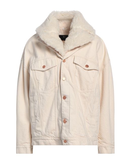 Chaqueta Vaquera 3x1 de color Natural