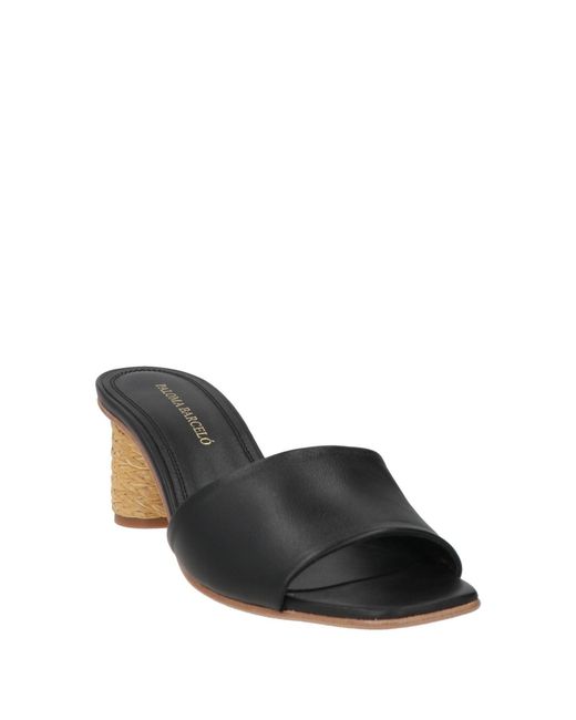 Paloma Barceló Black Sandals