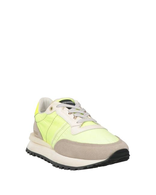 HIDNANDER Yellow Sneakers Leather