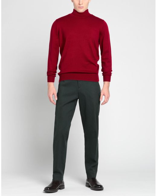 GRIFFAI Red Turtlenecks for men