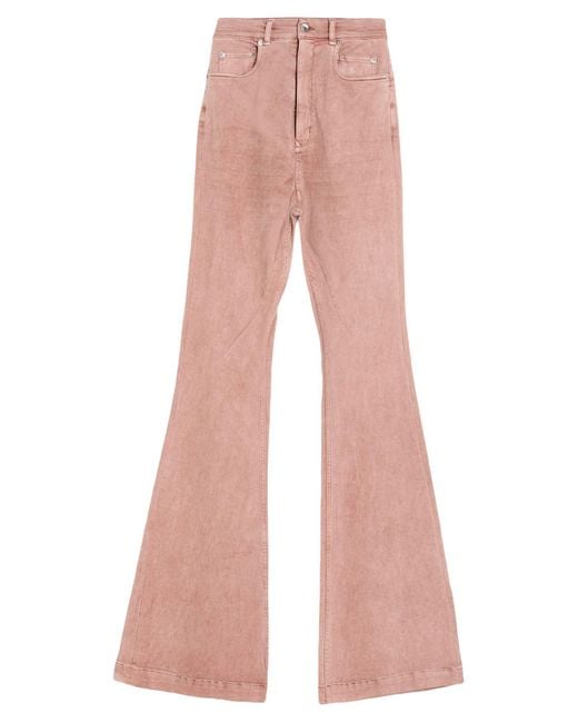 Rick Owens Pink Jeans