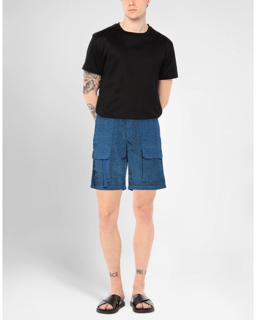 Helmut Lang Blue Shorts & Bermuda Shorts for men
