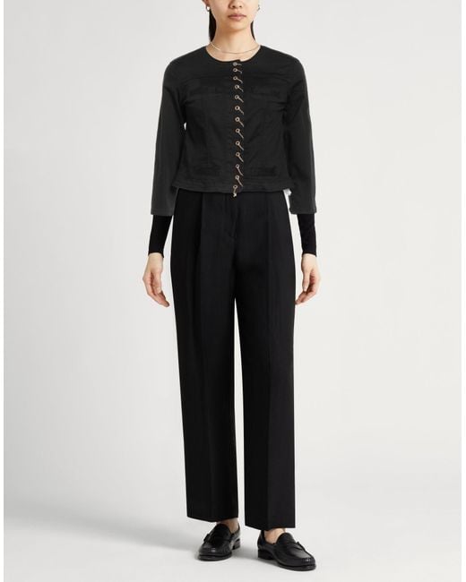Liu Jo Black Jacket Cotton, Elastane