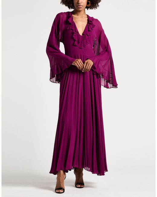 Twinset Purple Maxi Dresses