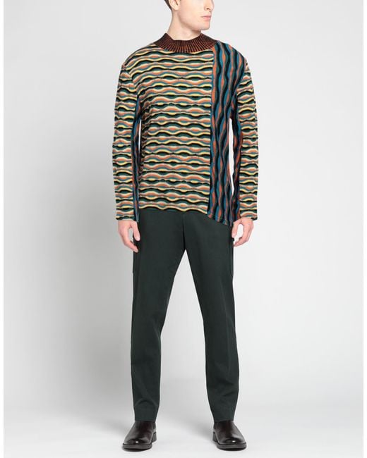 ANDERSSON BELL Green Turtleneck Acrylic, Wool for men