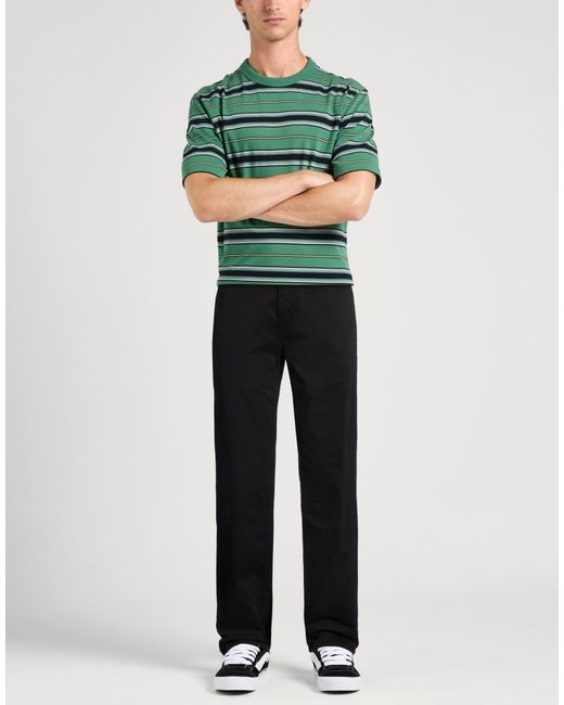 Rag & Bone Black Pants Cotton, Elastane for men