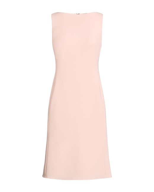 Theory Pink Midi Dress Triacetate, Polyester